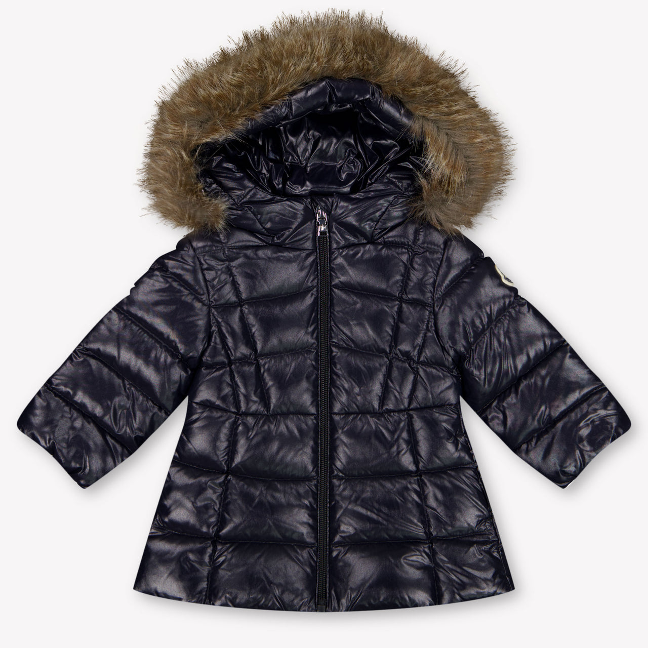 Moncler Emma Baby Meisjes Winterjas In Navy