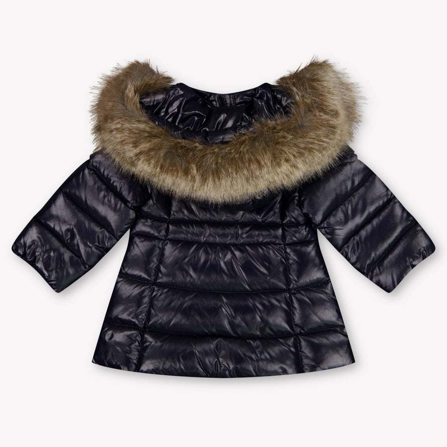 Moncler Emma Baby Meisjes Winterjas In Navy