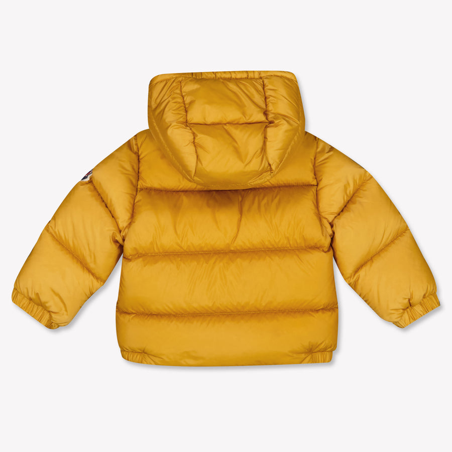 Moncler New Macaire Baby Jongens Winterjas In Geel