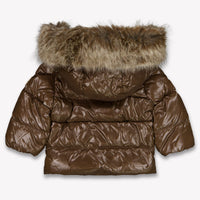 Moncler K2 Baby Unisex Winter Jacket in Dark Brown