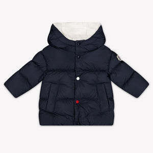Moncler Romain Baby Jongens Winterjas In Navy