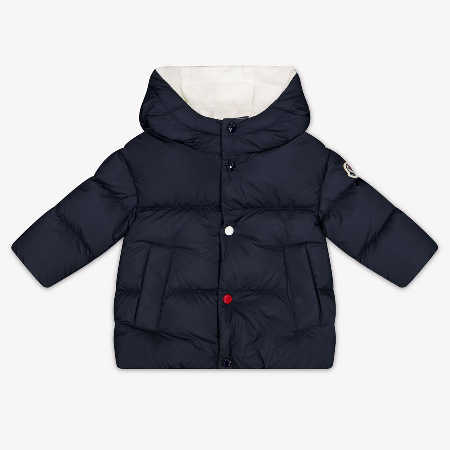 Moncler Romain Baby Jongens Winterjas In Navy