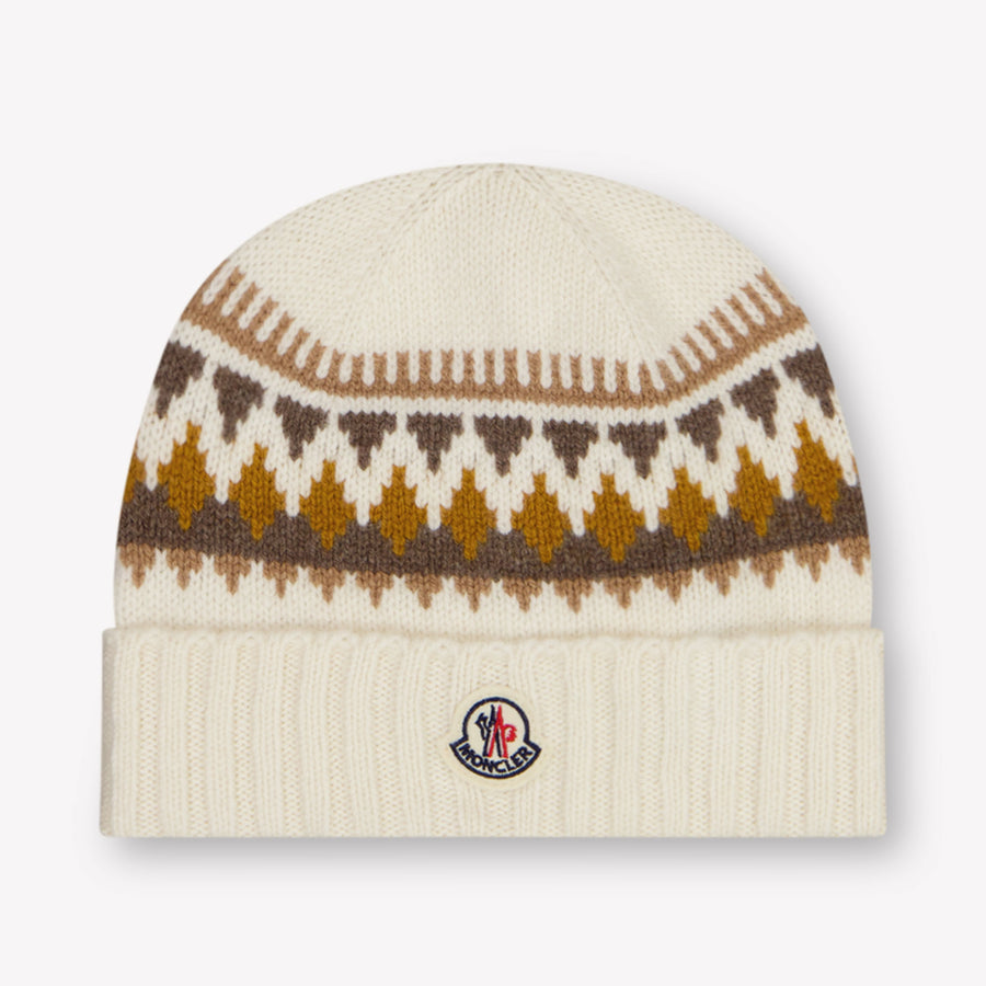 Moncler Baby Jongens Muts In Off White