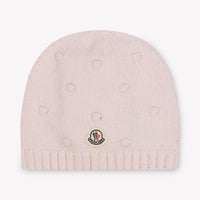 Moncler Baby Meisjes Muts In Licht Roze