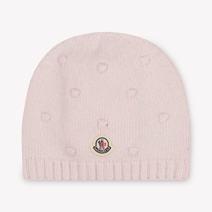 Moncler Baby Meisjes Muts In Licht Roze
