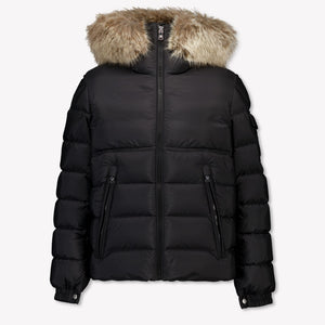 Moncler New Byron Kinder Jongens Winterjas In Zwart