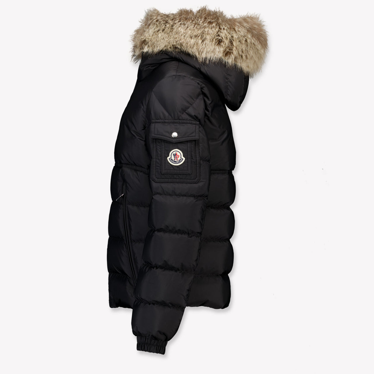 Moncler New Byron Kinder Jongens Winterjas In Zwart