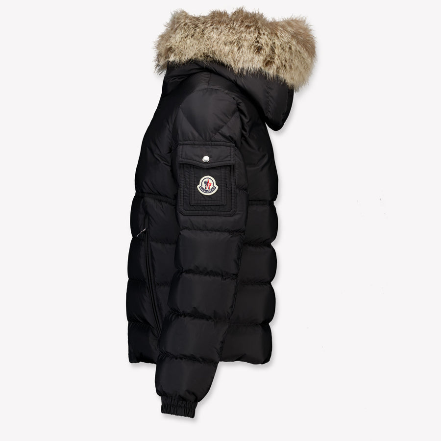 Moncler New Byron Kinder Jongens Winterjas In Zwart