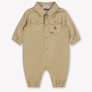 Moncler Baby Jongens Boxpakje In Beige