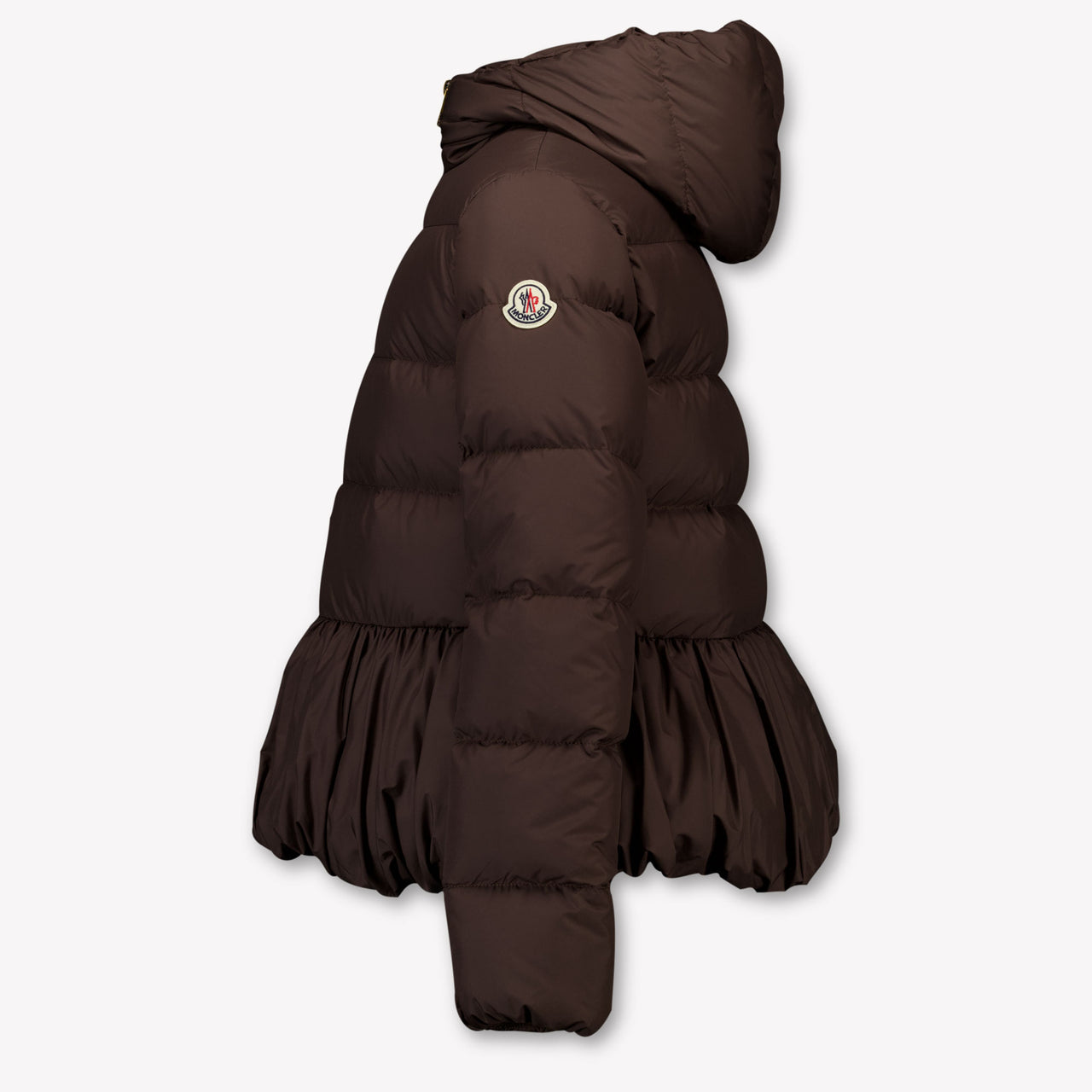Moncler Elizaveta Kinder Meisjes Winterjas In Donker Bruin