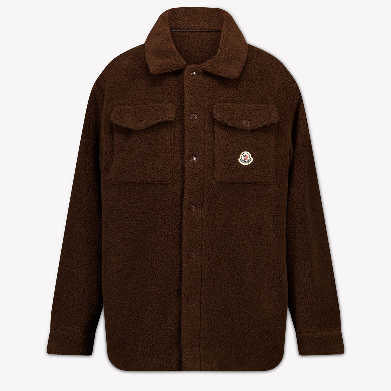 Moncler Kinder Unisex Vest In Donker Bruin