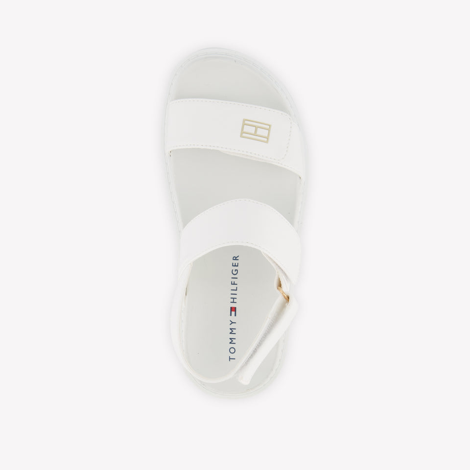 Tommy Hilfiger Meisjes Sandalen In Off White