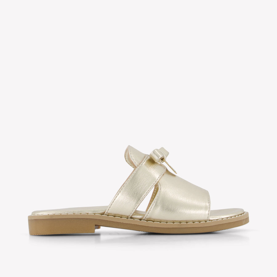 Tommy Hilfiger Kinder Meisjes Slippers In Goud