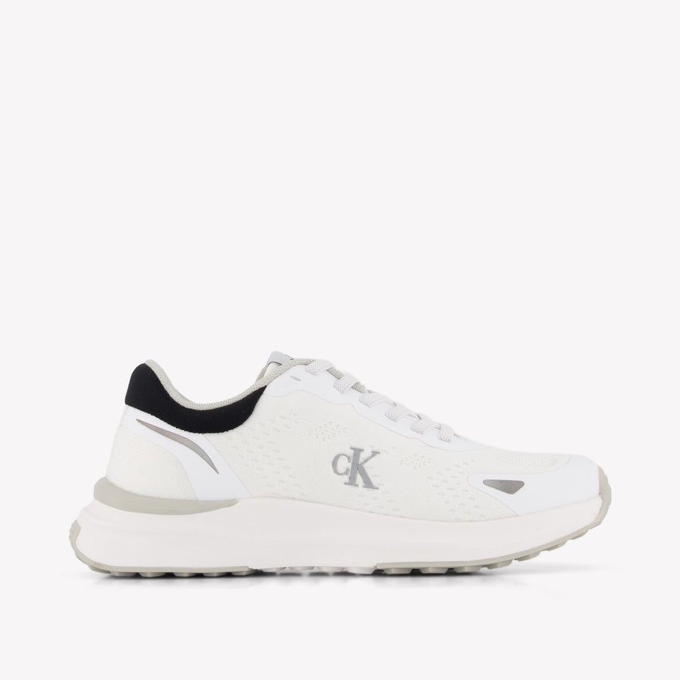 Calvin Klein Jongens Sneakers In Wit