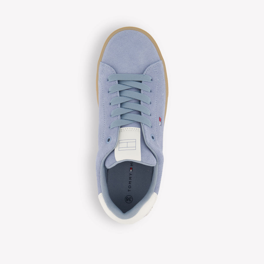 Tommy Hilfiger Unisex Sneakers In Licht Blauw