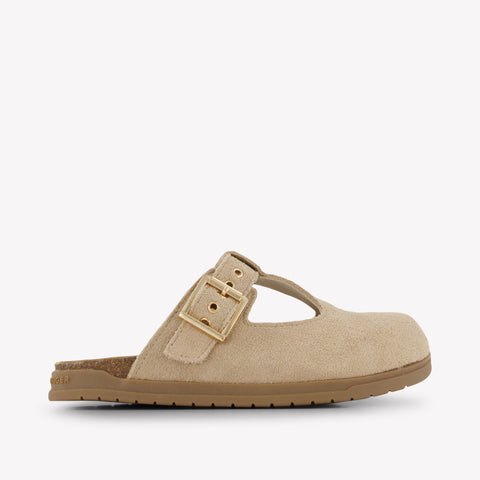 Tommy Hilfiger Meisjes Slippers In Beige
