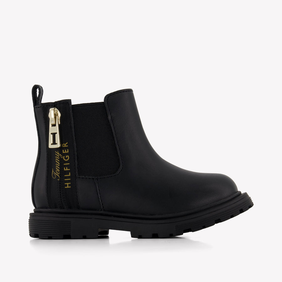 Tommy Hilfiger Kids Girls Boots In Black