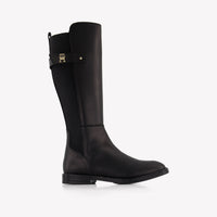 Tommy Hilfiger Kids Girls Boots In Black