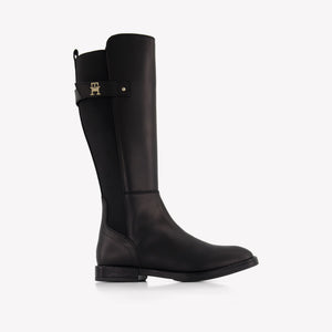Tommy Hilfiger Kids Girls Boots In Black