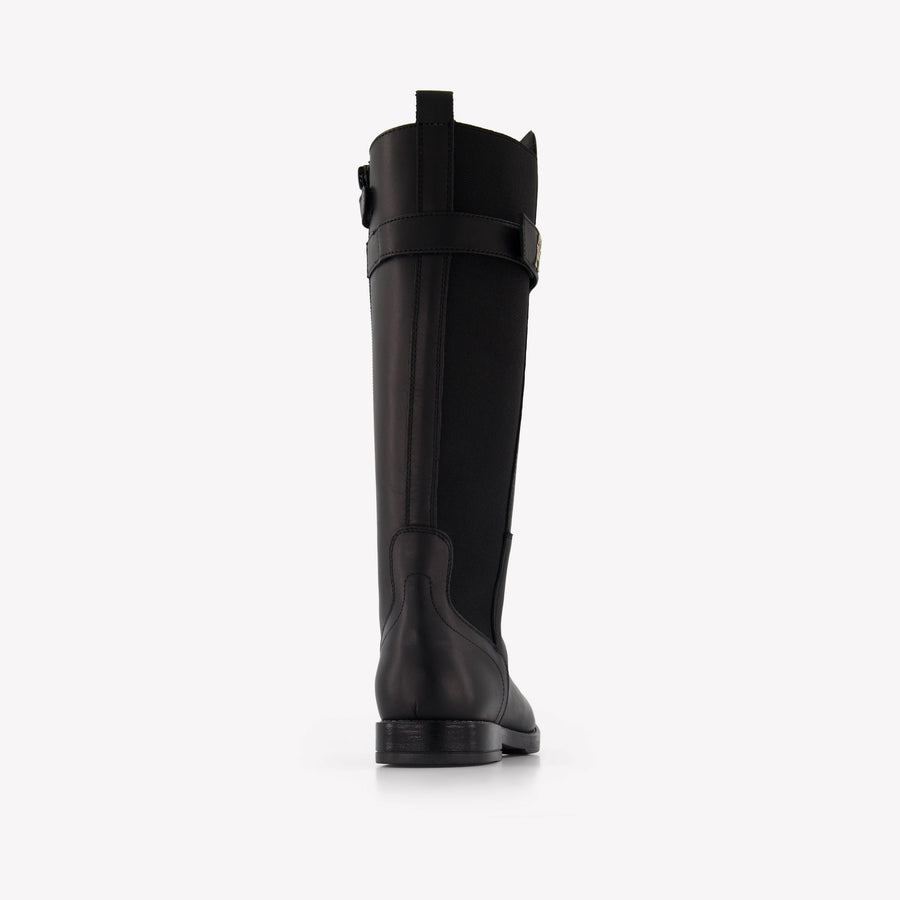 Tommy Hilfiger Kids Girls Boots In Black