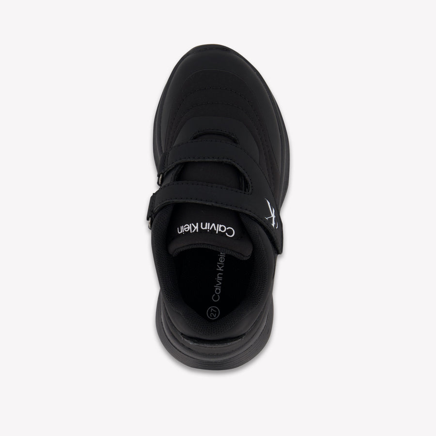 Calvin Klein Jongens Sneakers In Zwart