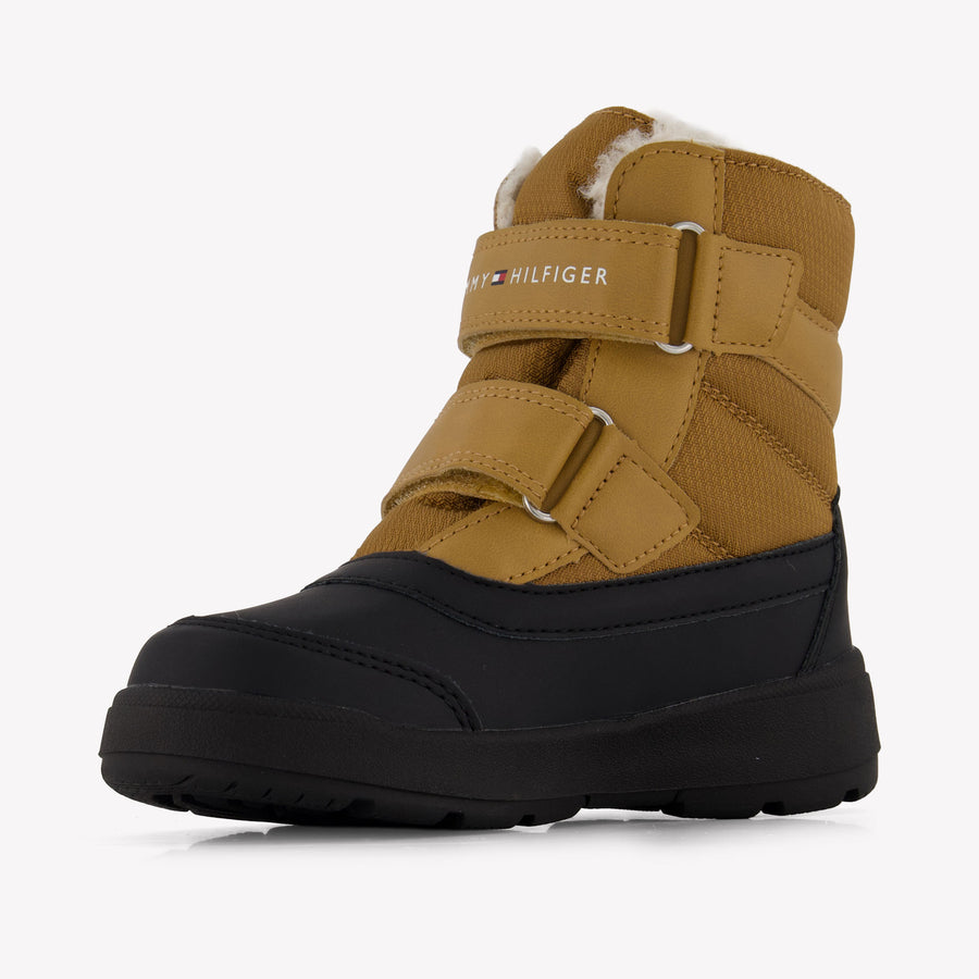 Tommy Hilfiger Kinder Jongens Snowboots In Camel