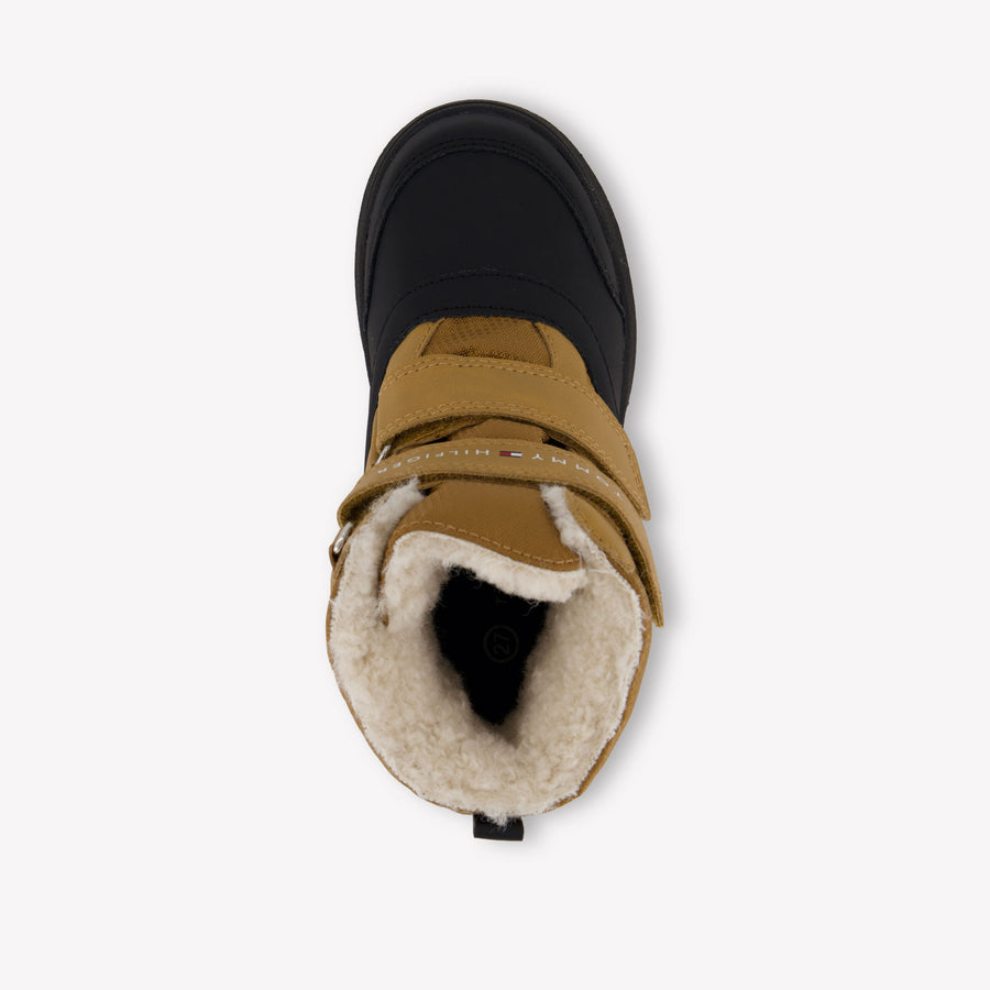 Tommy Hilfiger Kinder Jongens Snowboots In Camel