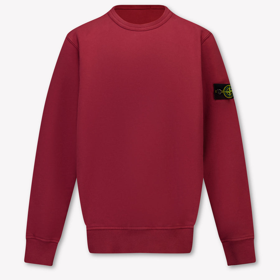 Stone Island Boys Sweater in Bordeaux