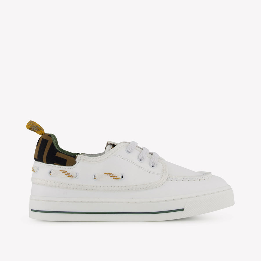 Fendi Unisex Sneakers In Wit