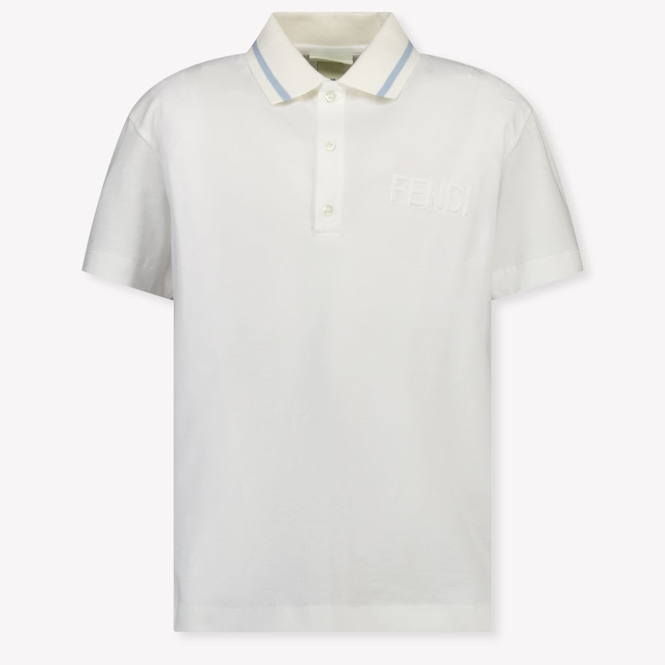 Fendi Kinder Jongens Polo In Wit