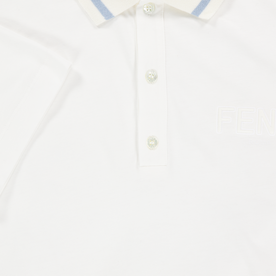 Fendi Kinder Jongens Polo In Wit