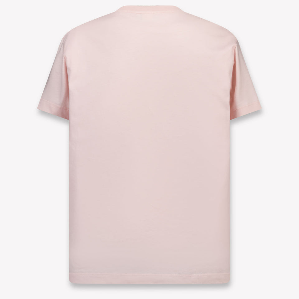 Fendi Kinder Unisex T-Shirt In Roze
