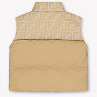 Fendi Baby Jongens Bodywarmer In Beige