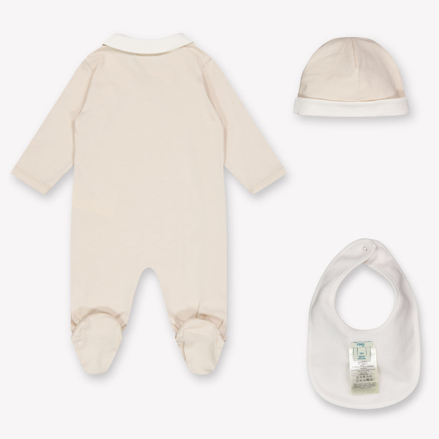 Fendi Baby Unisex Boxpakje In Beige