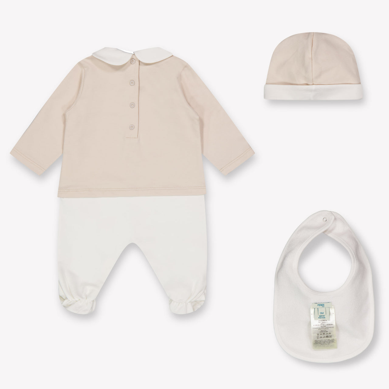 Fendi Baby Unisex Boxpakje In Licht Beige