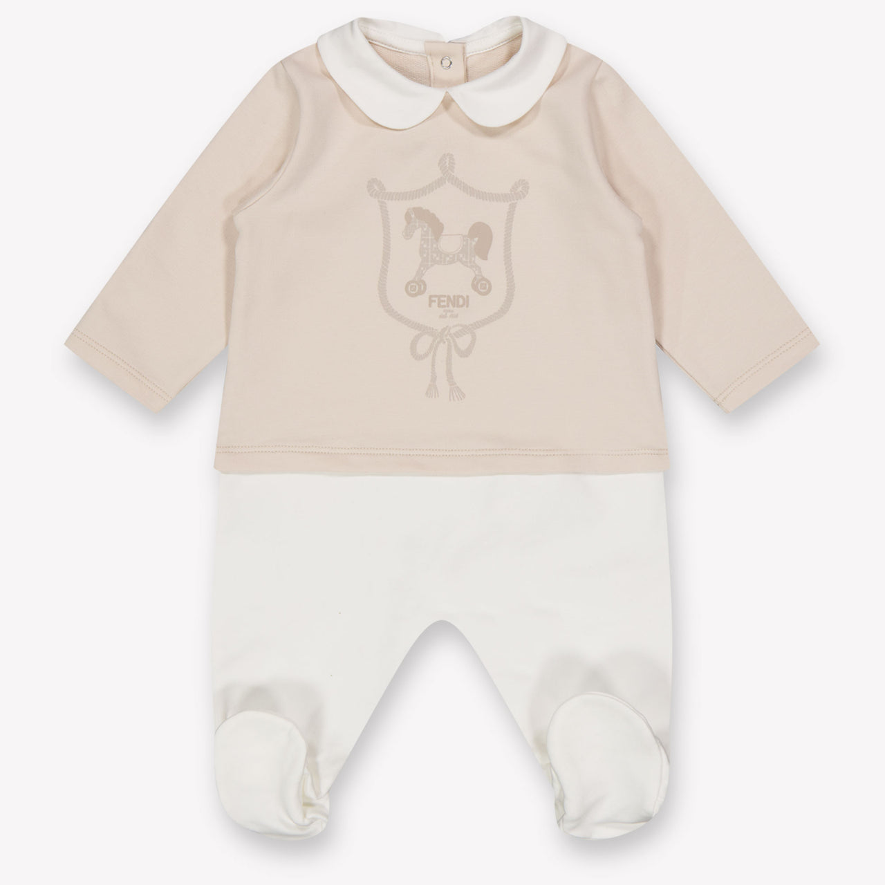 Fendi Baby Unisex Boxpakje In Licht Beige