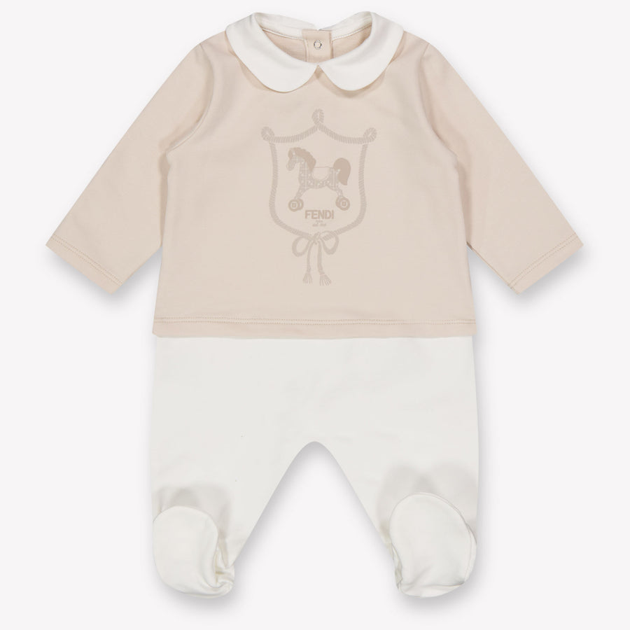 Fendi Baby Unisex Boxpakje In Licht Beige
