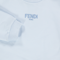 Fendi Baby Unisex Trui In Licht Blauw