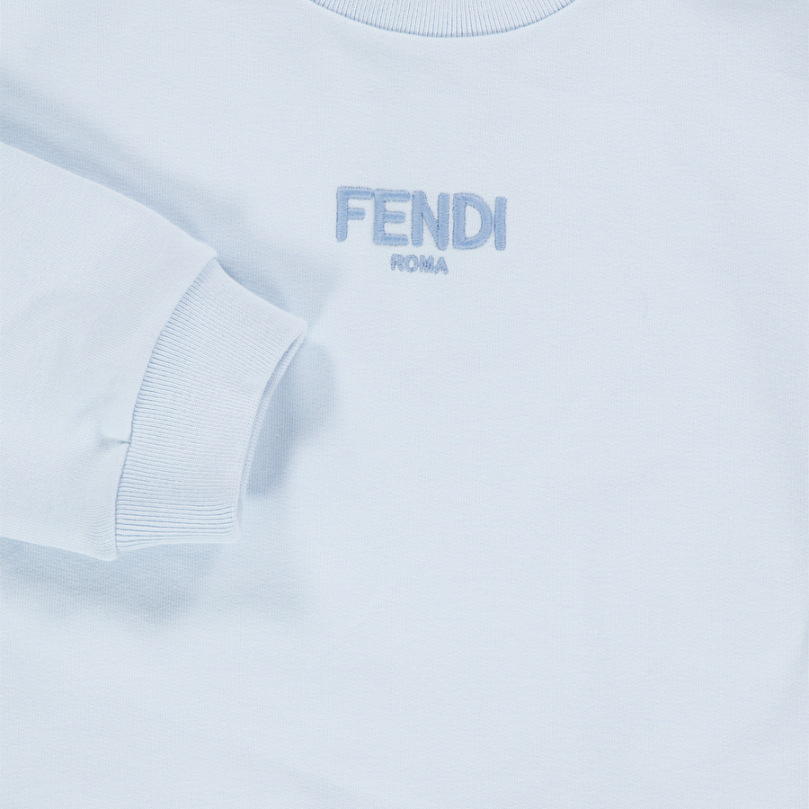 Fendi Baby Unisex Trui In Licht Blauw