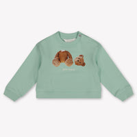 Palm Angels Baby Jongens Trui In Licht Groen