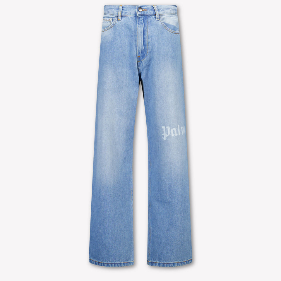 Palm Angels Kinder Jongens Jeans In Licht Blauw