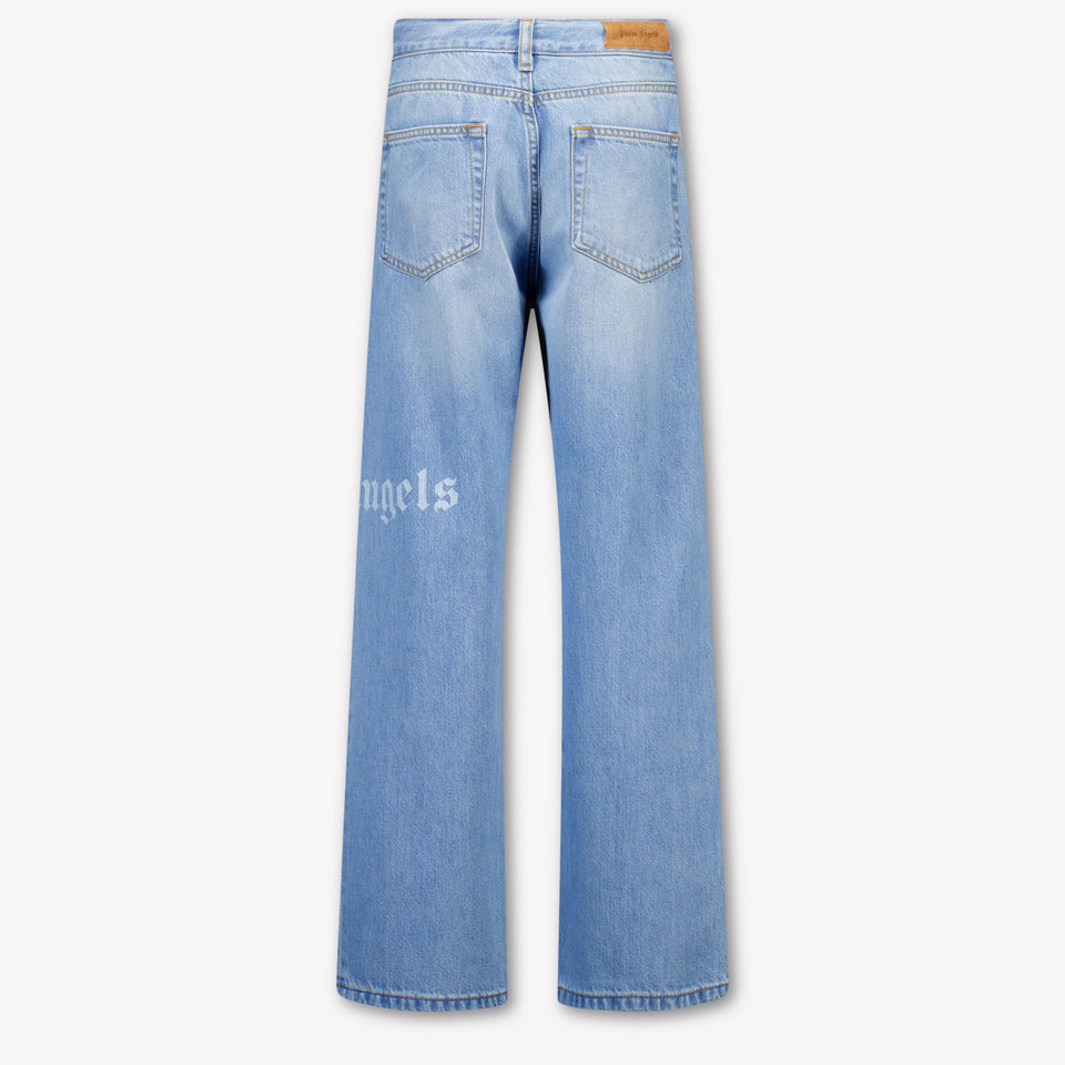 Palm Angels Kinder Jongens Jeans In Licht Blauw