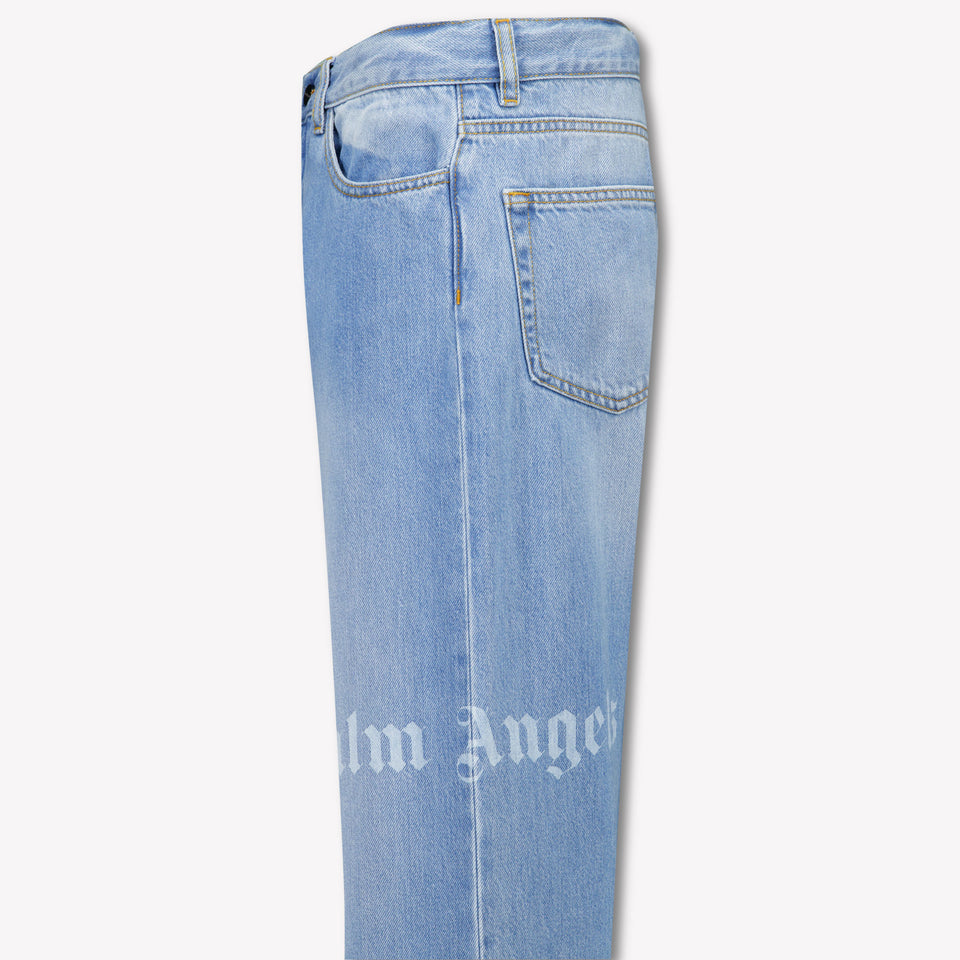 Palm Angels Kinder Jongens Jeans In Licht Blauw