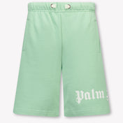 Palm Angels Kinder Jongens Shorts In Groen