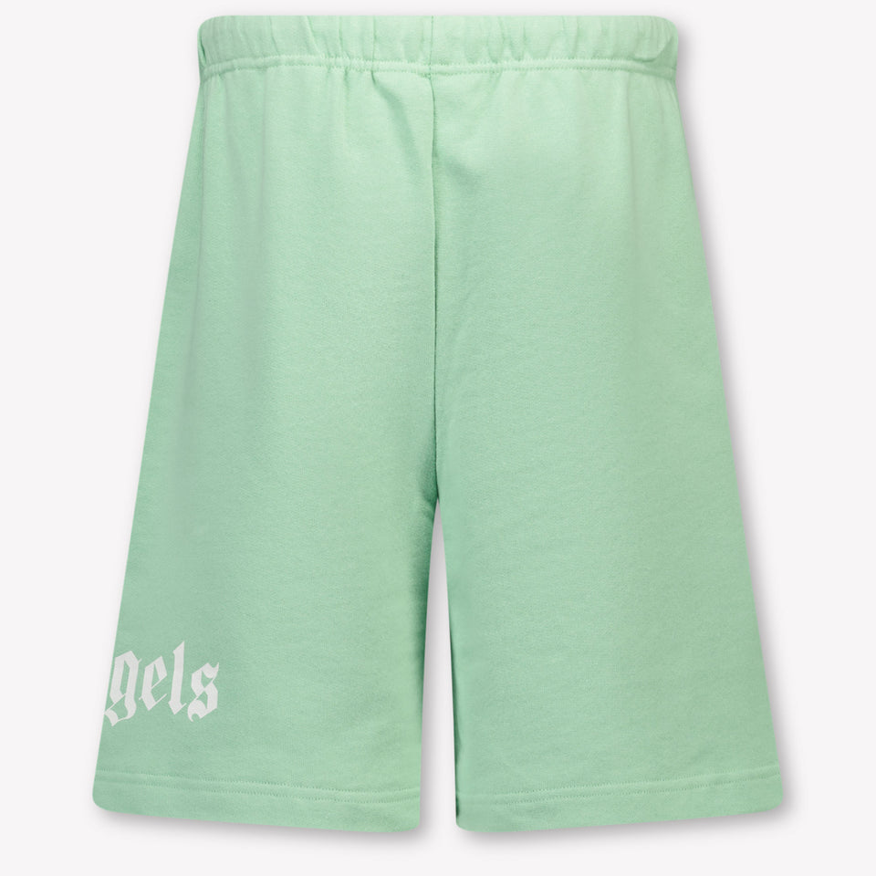 Palm Angels Kinder Jongens Shorts In Groen