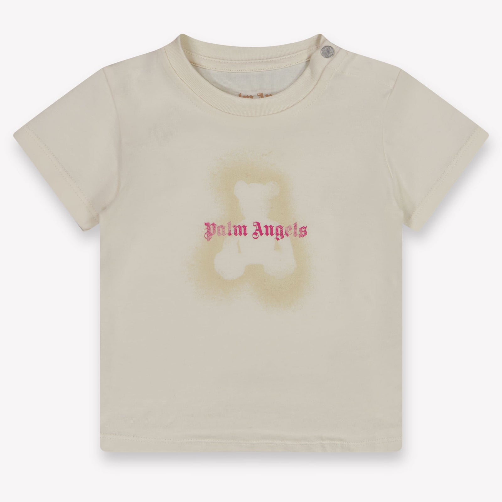 Palm Angels Baby Meisjes T-Shirt In Off White
