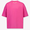 Palm Angels Kinder Meisjes T-Shirt In Fuchsia