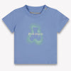 Palm Angels Baby Jongens T-Shirt In Licht Blauw