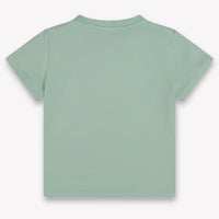 Palm Angels Baby Jongens T-Shirt In Licht Groen