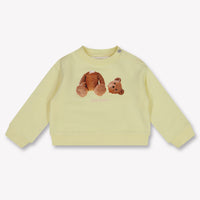 Palm Angels Baby Meisjes Trui In Geel